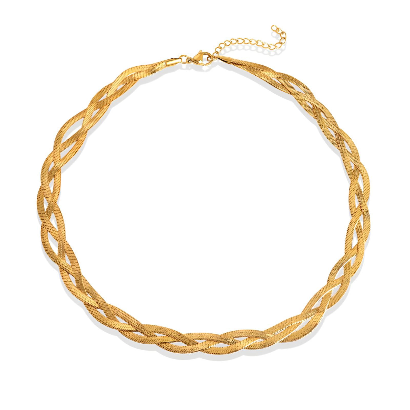 18K gold plated Stainless steel necklace