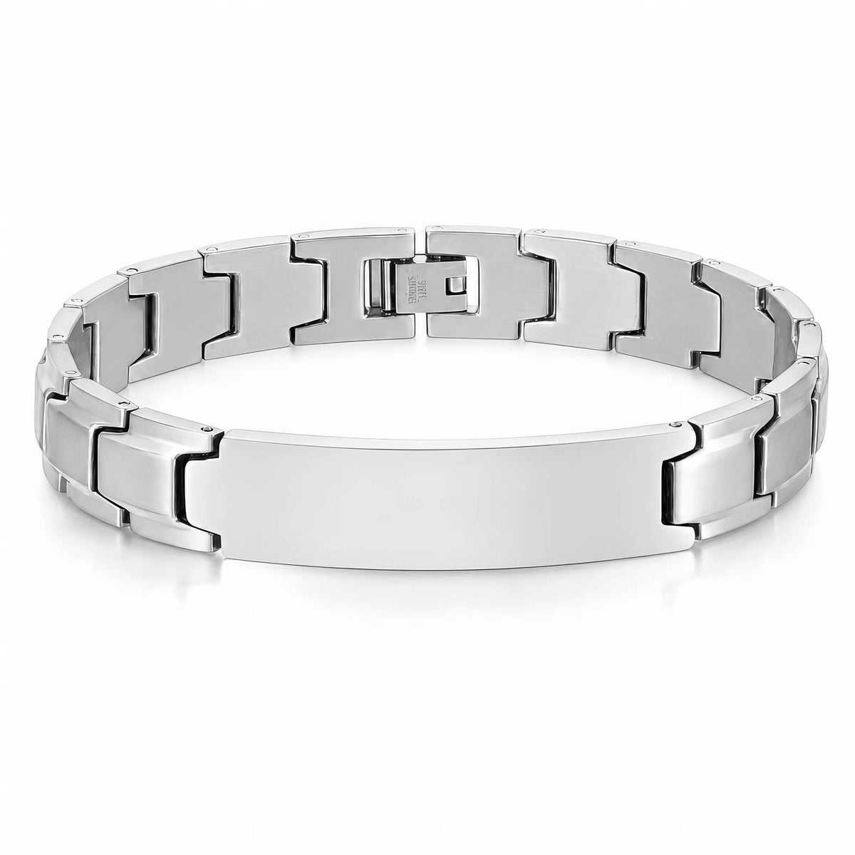 PREORDER Engraving-ready Men's Stainless Steel Bracelet