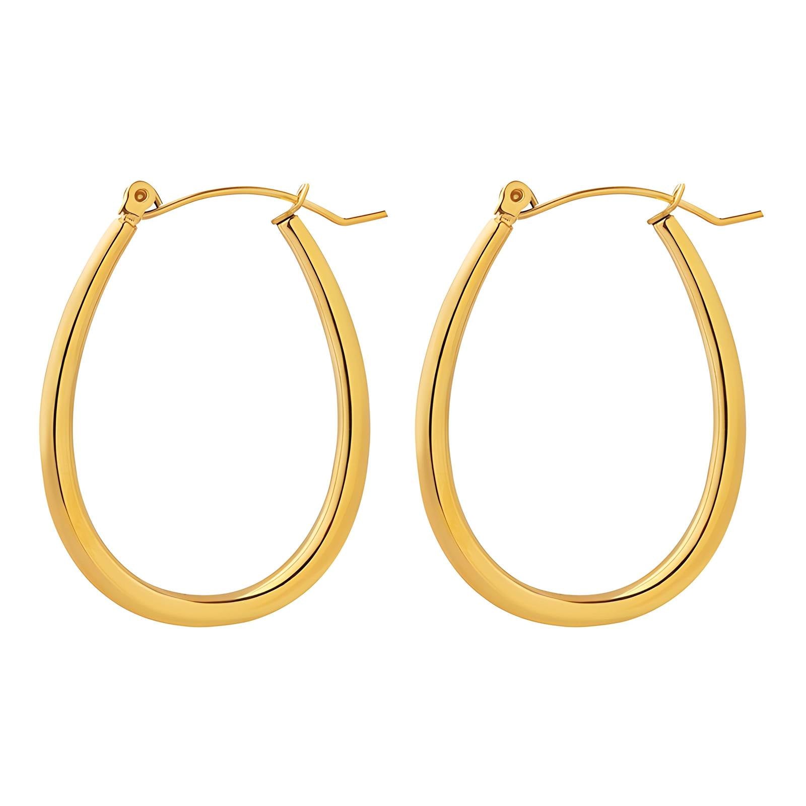 18K gold plated Stainless steel earrings