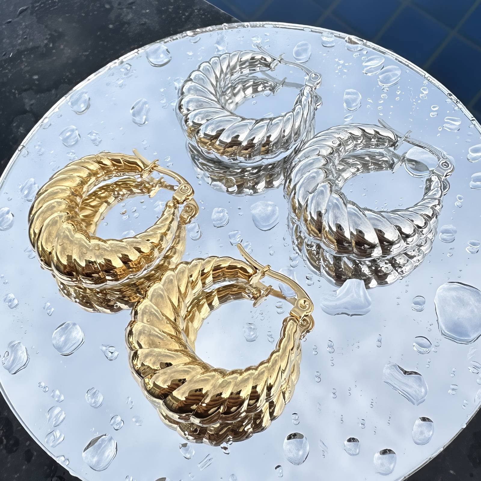 Stainless steel earrings