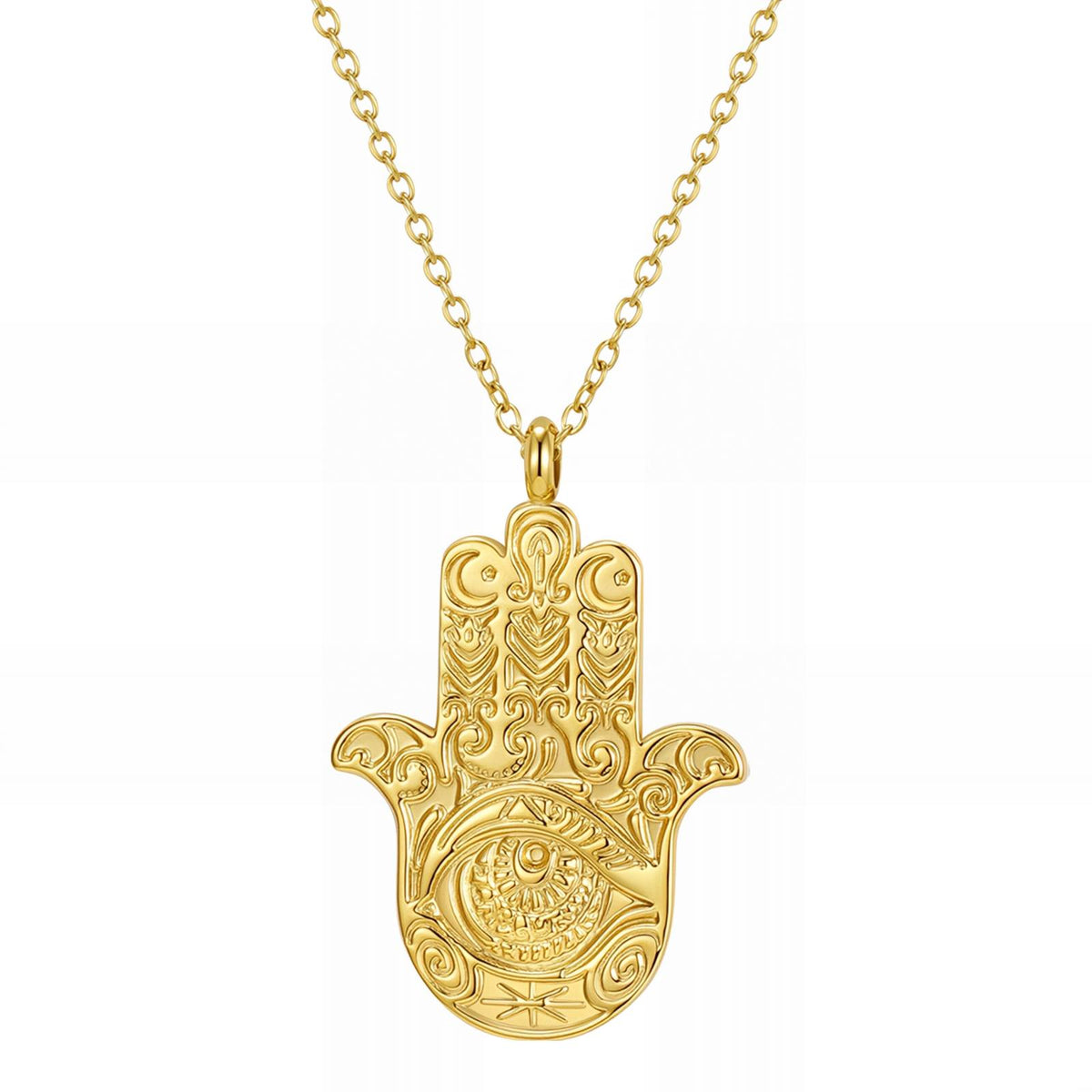 18K Gold Plated Steel Necklace