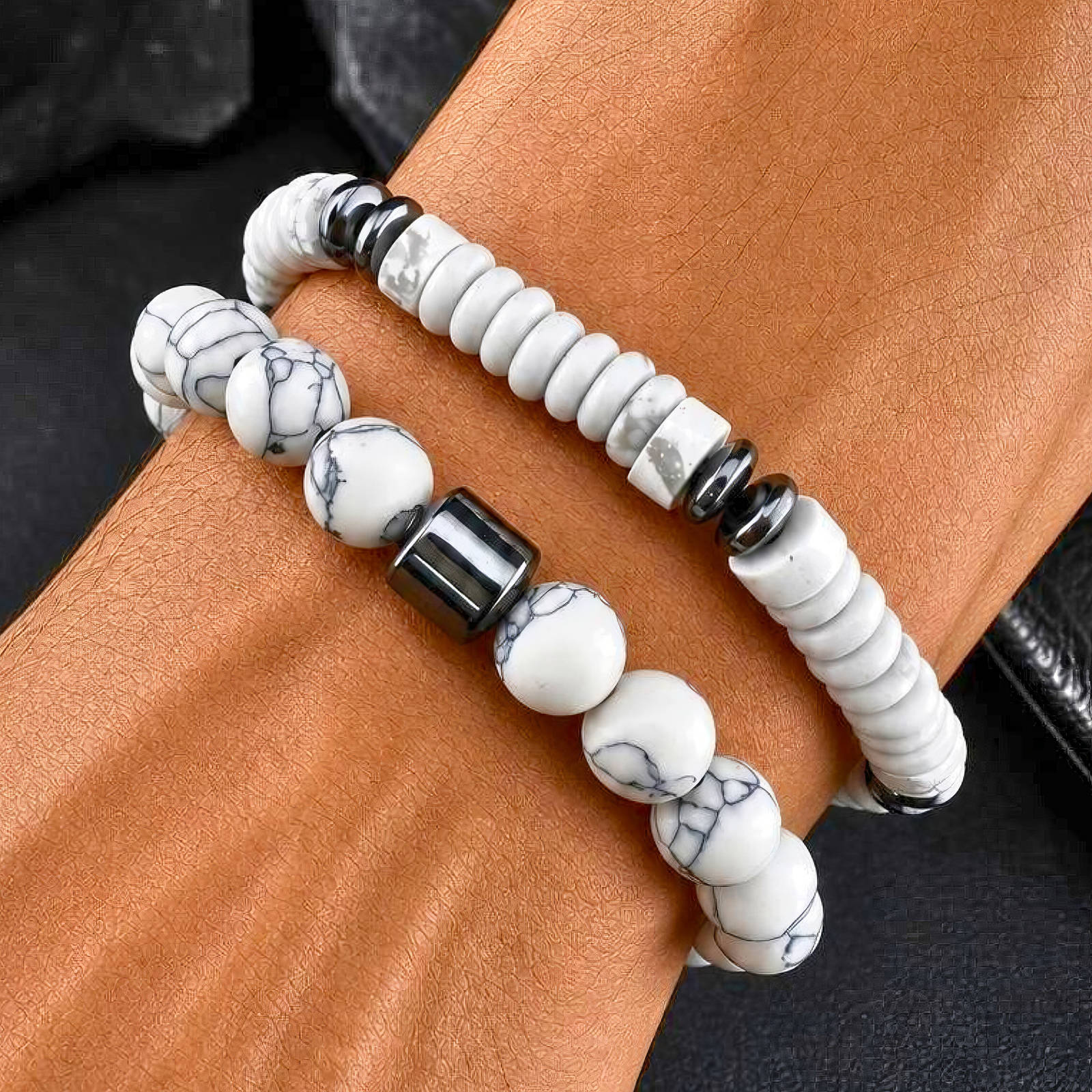 PREORDER Men's Natural Stone Bracelet