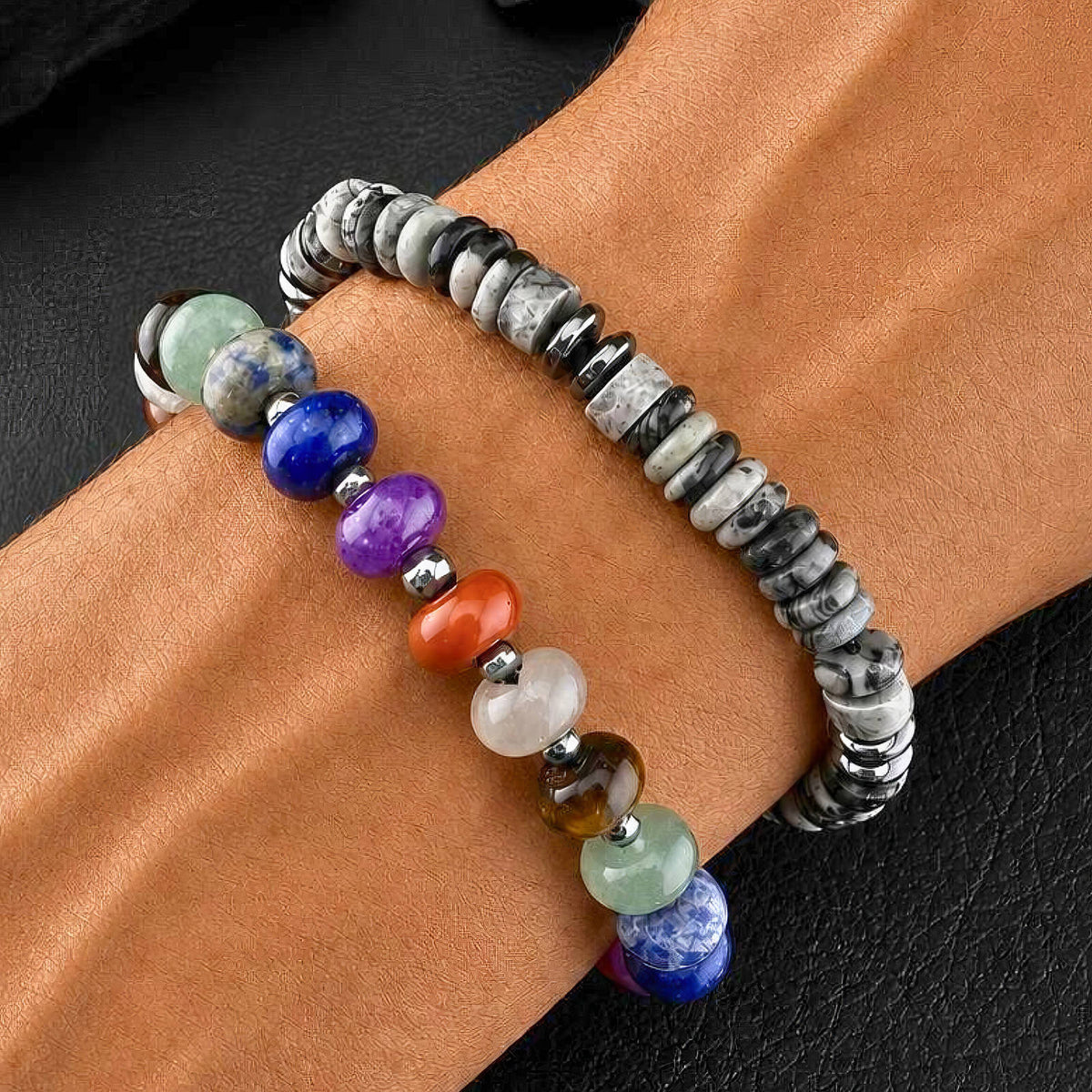 PREORDER Men's Natural Stone Bracelet