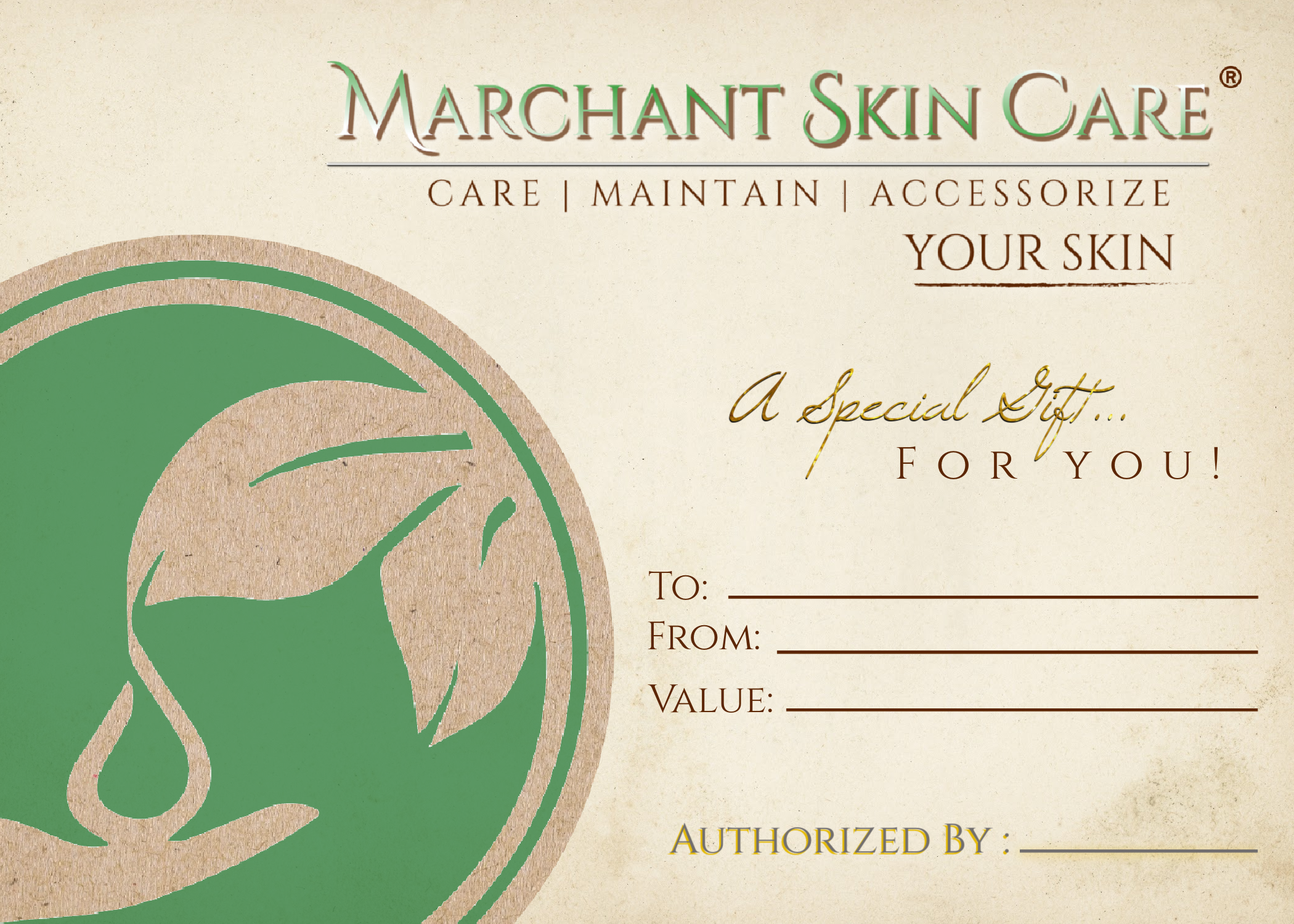 Tarjeta de regalo de Eternal Beauty Esthetics